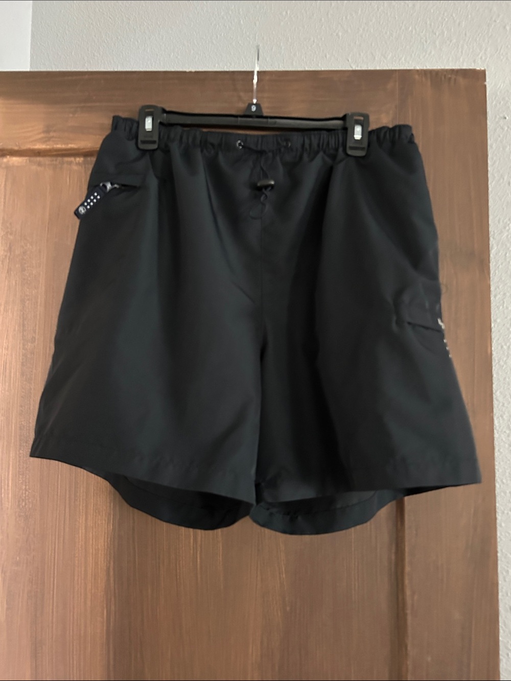 Nautica Black Men's Athletic Swim Shorts